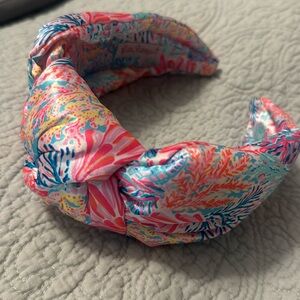 Lilly Pulitzer wide knot headband